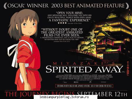 am revazut sen to chihiro no away,o superba animatie fantastica si de aventuri care abunda in